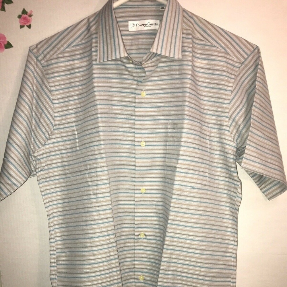 Pierre Cardin Men Shirt Multicolor Size 39